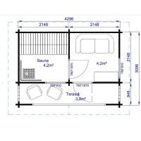 Баня из бруса 4.21